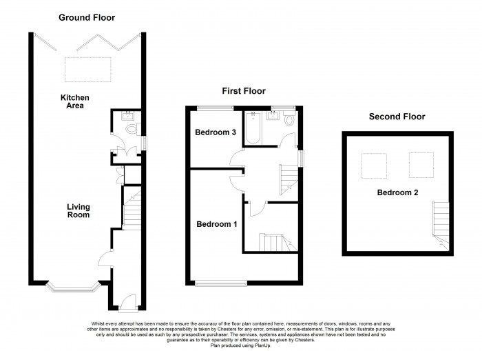 Floorplan for Beech Avenue, PR7