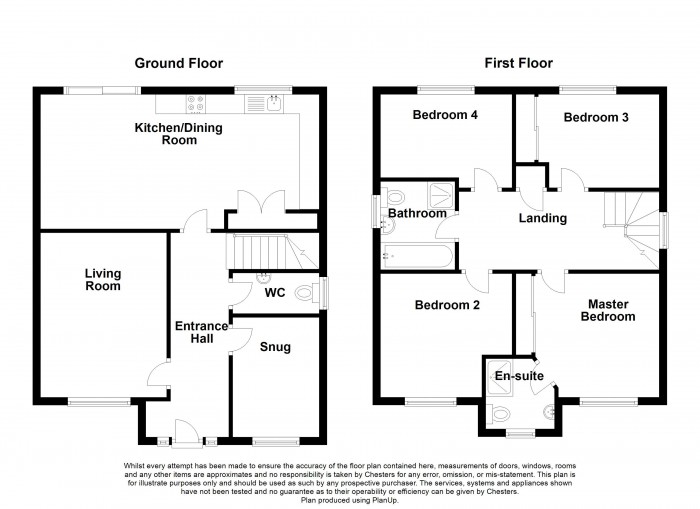 Floorplan for Grove Farm Drive, PR6
