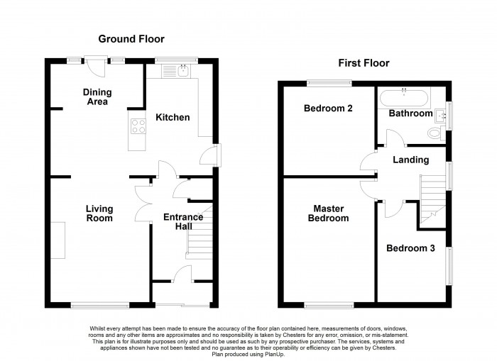 Floorplan for St Hildas Close, PR7