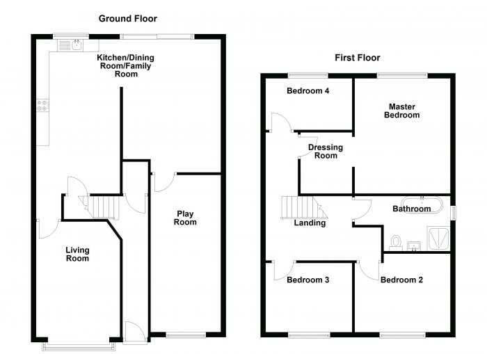 Floorplan for Rothwell Road, PR6