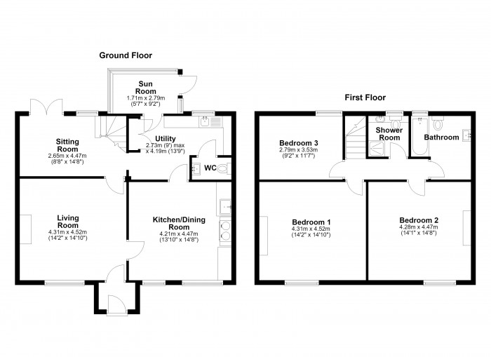 Floorplan for Babylon Lane, PR6