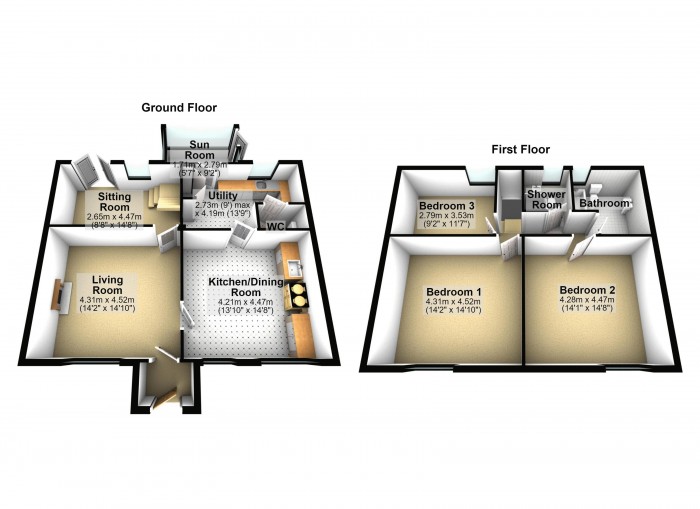 Floorplan for Babylon Lane, PR6