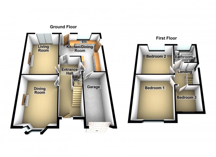 Floorplan for Rivington Avenue, PR6