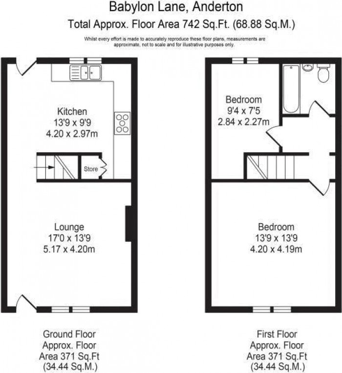 Floorplan for Babylon Lane, PR6