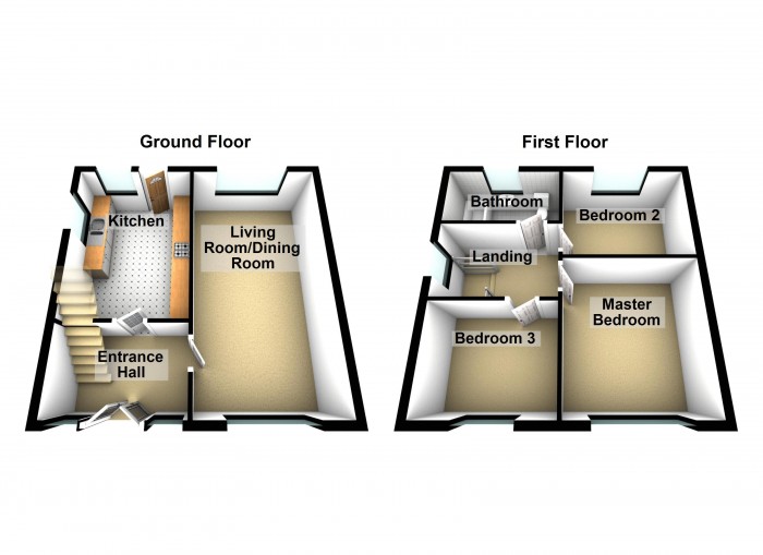 Floorplan for Broad Oak Close, PR6
