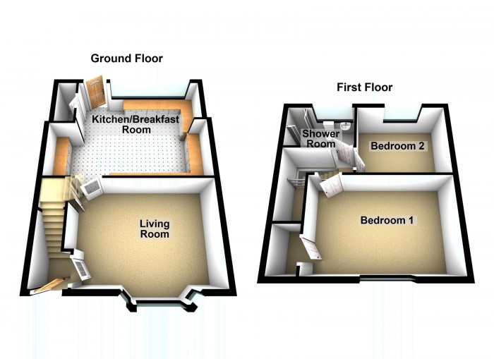 Floorplan for Junction Terrace, PR7