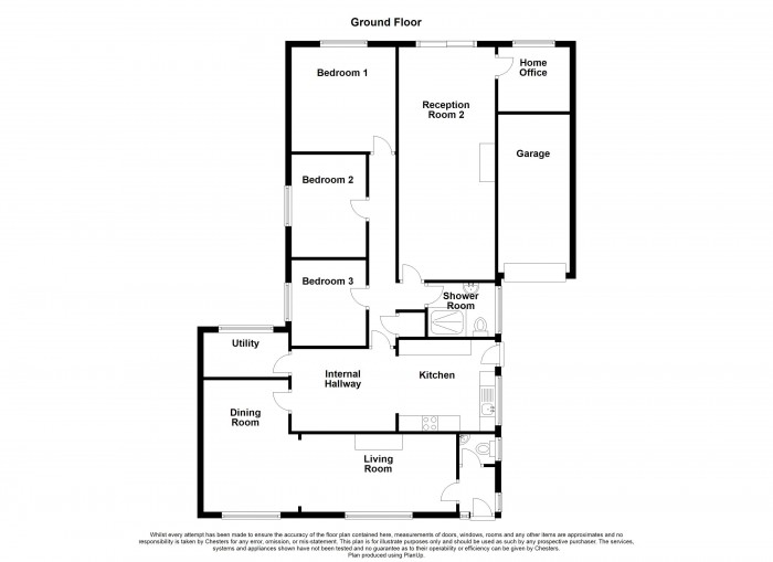 Floorplan for Windermere Drive, PR6