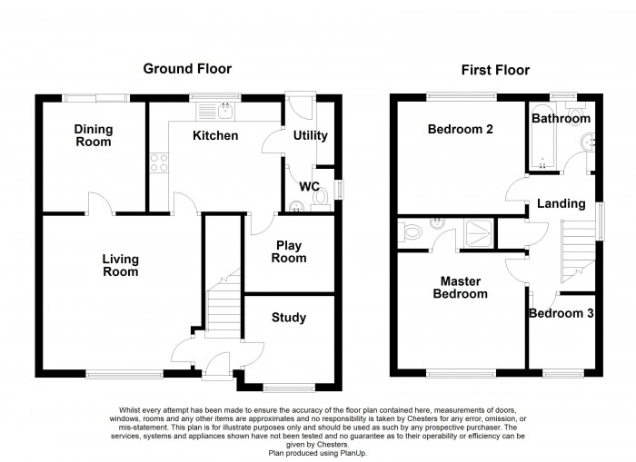 Floorplan for Langham Road, WN6