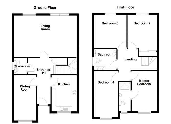 Floorplan for Sandringham Road, BL6