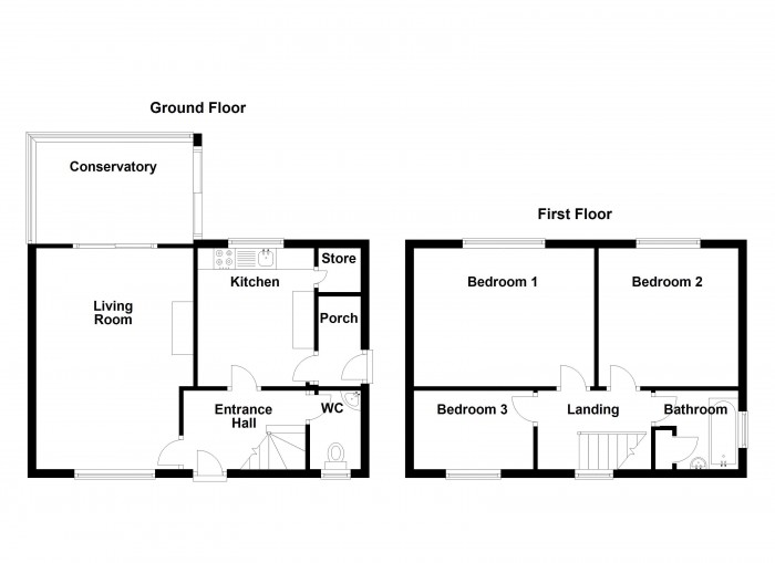 Floorplan for Croston Avenue, PR6