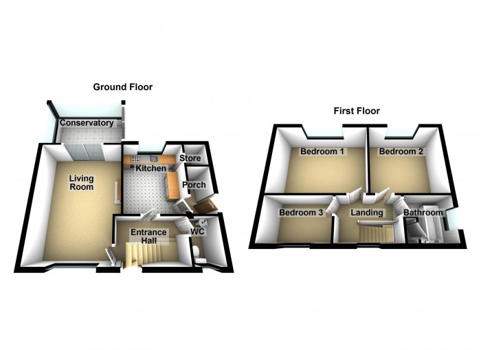 Floorplan for Croston Avenue, PR6