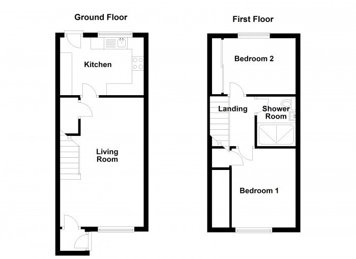 Floorplan for Mill Street, PR6