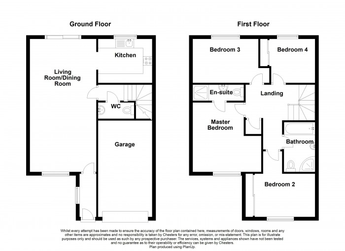 Floorplan for Duxbury Manor Way, PR7