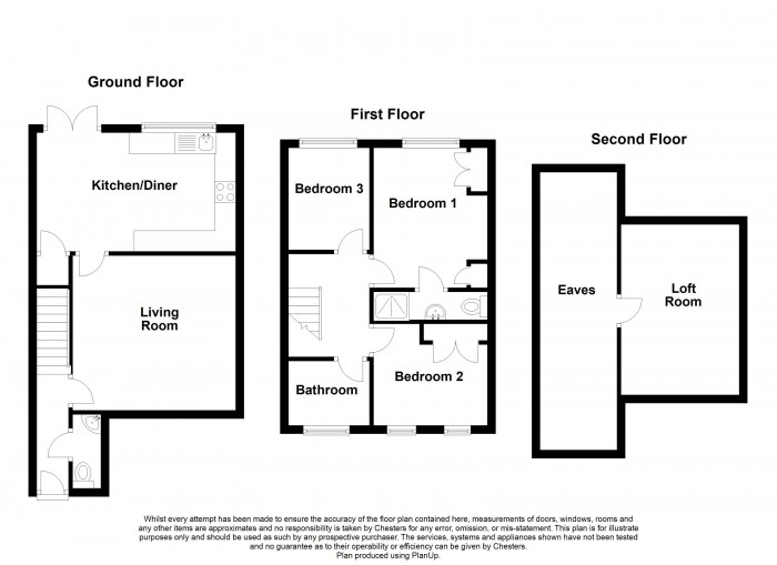 Floorplan for High Lea, PR6