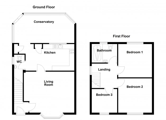 Floorplan for Croston Avenue, PR6