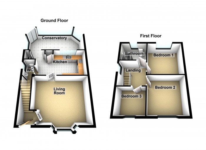 Floorplan for Croston Avenue, PR6