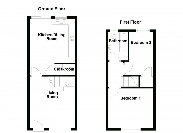 Floorplan for Vardon Drive, WN6