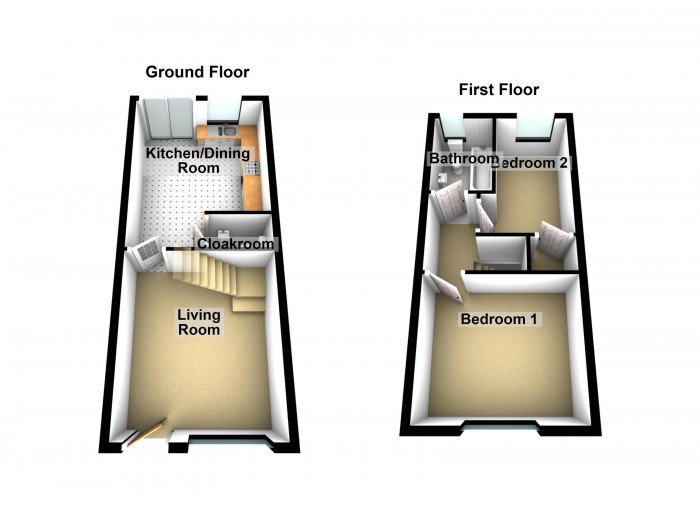 Floorplan for Vardon Drive, WN6