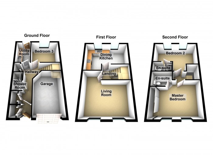 Floorplan for Hazel Pear Close, BL6