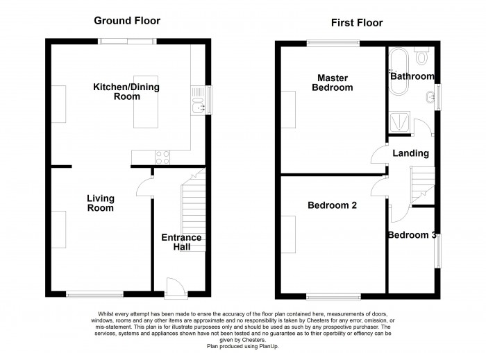 Floorplan for Market Street, PR7