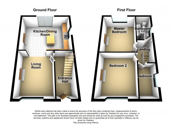 Floorplan for Market Street, PR7