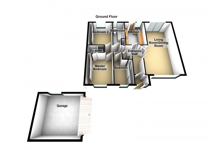 Floorplan for Stonegate Fold, PR6
