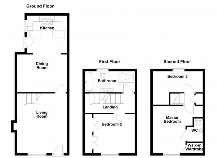 Floorplan for Railway Road, PR6