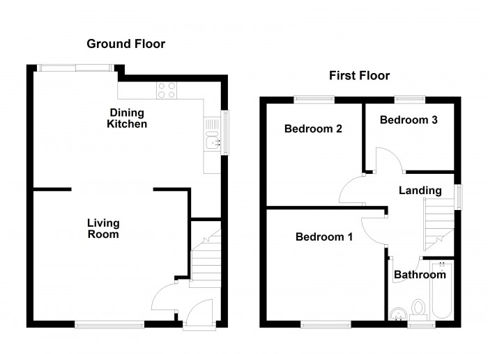 Floorplan for Meadow Way, PR7