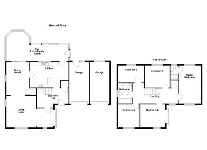 Floorplan for Kings Lea, PR7