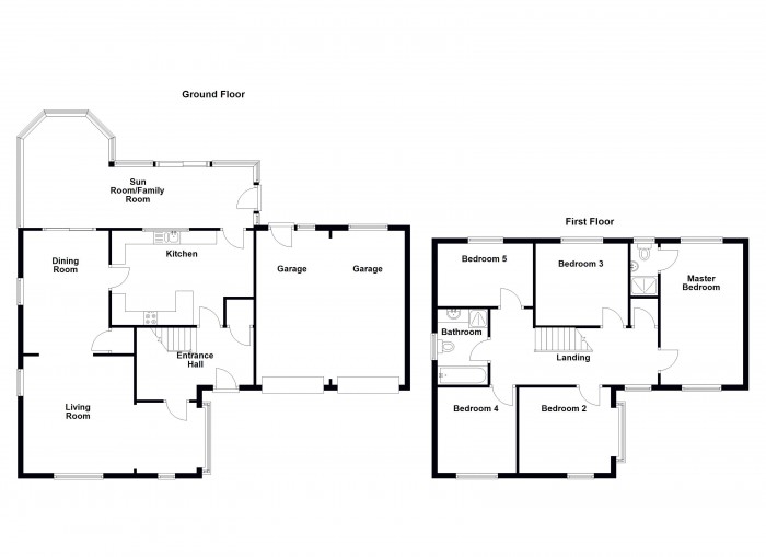 Floorplan for Kings Lea, PR7