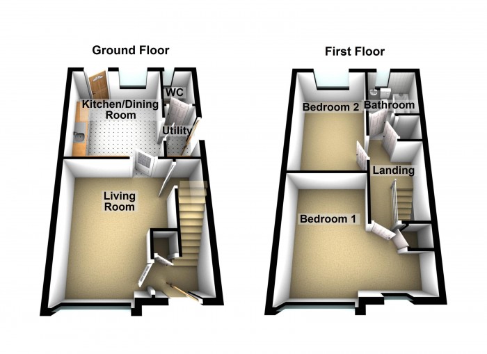 Floorplan for Mottram Street, BL6