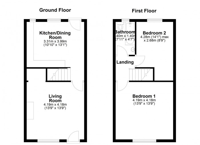 Floorplan for Railway Road, PR6