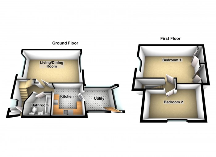 Floorplan for Thirlmere Road, BL6