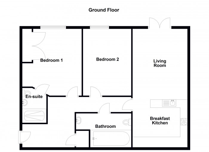 Floorplan for Abbott Court, PR7