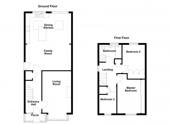Floorplan for Hill Lane, BL6