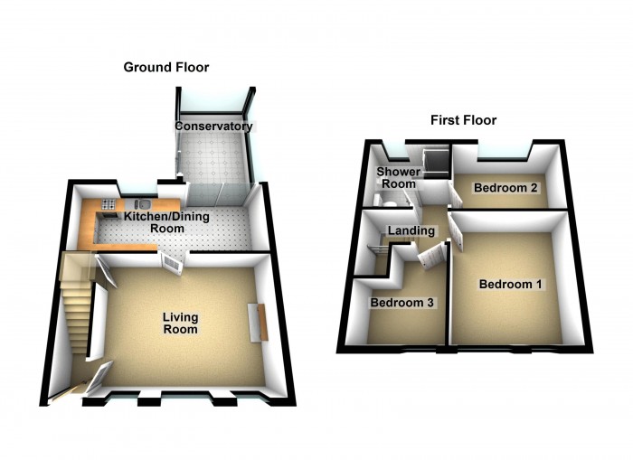Floorplan for Windsor Avenue, PR7