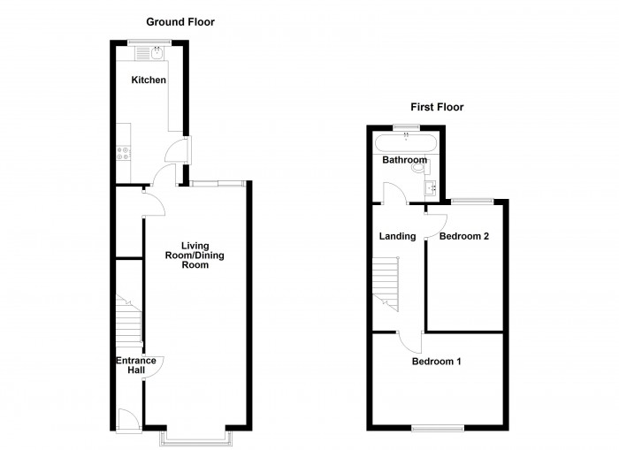 Floorplan for Church Street, BL6