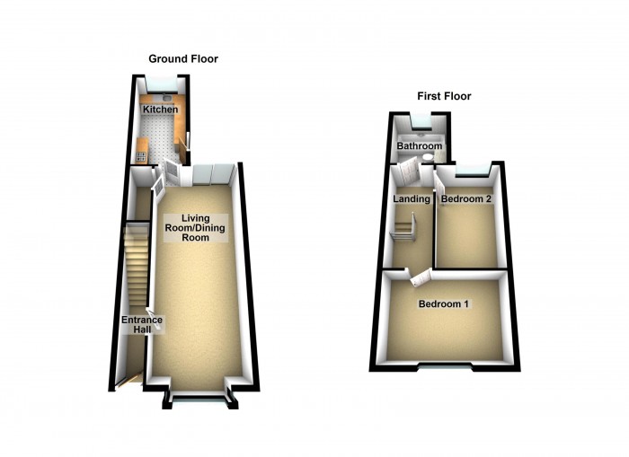 Floorplan for Church Street, BL6