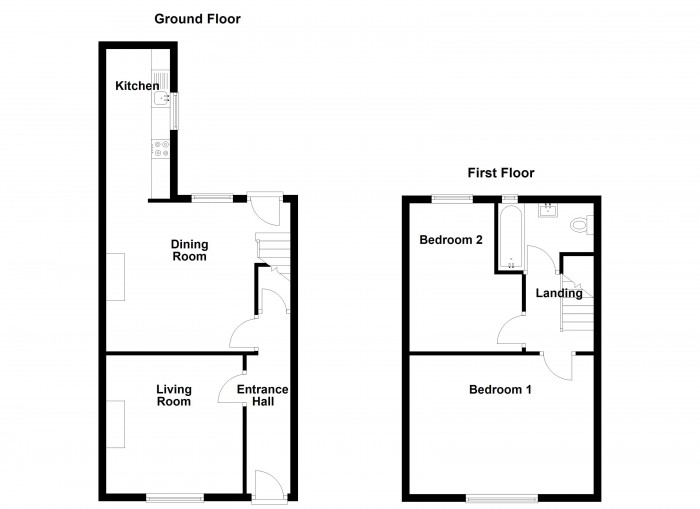 Floorplan for Chapel Street, BL6