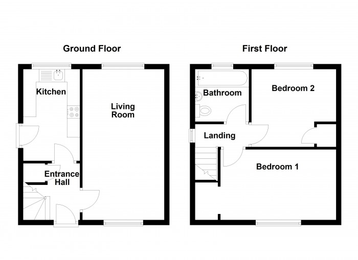 Floorplan for St. Wilfrids Road, WN6