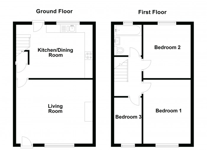 Floorplan for Chorley Street, PR6