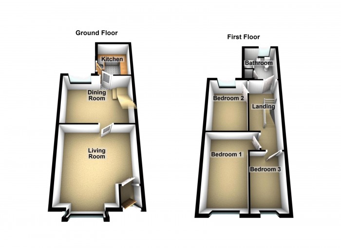 Floorplan for Park Road, PR7