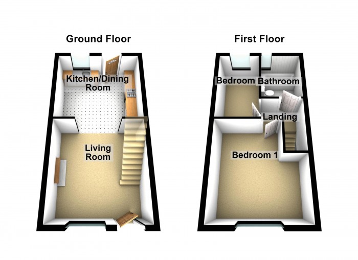 Floorplan for Walton Street, PR7