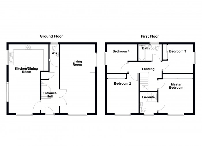 Floorplan for Byre View, PR6