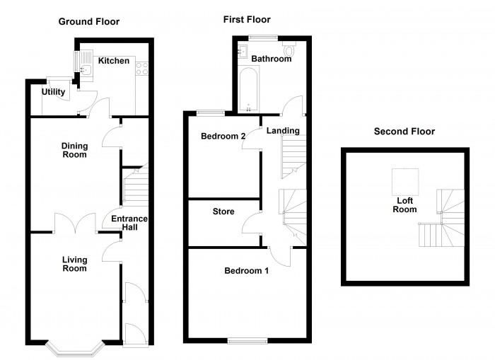 Floorplan for Brownlow Road, BL6