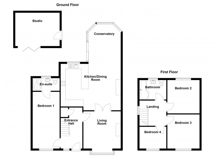 Floorplan for Great Acre, WN1