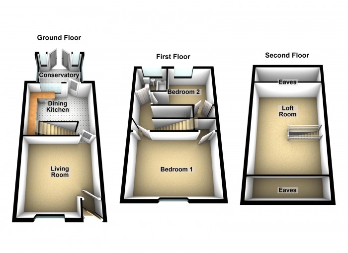 Floorplan for Greenhalgh Lane, PR6