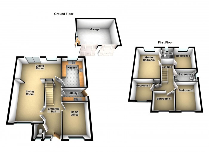 Floorplan for Kings Lea, PR7
