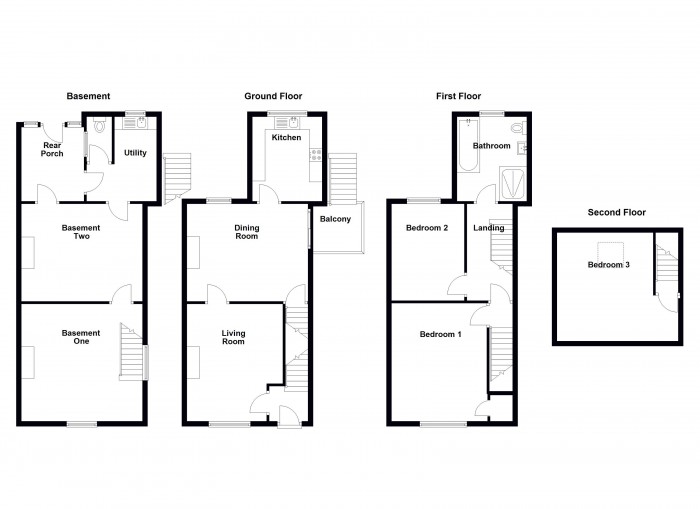 Floorplan for Railway Road, PR7