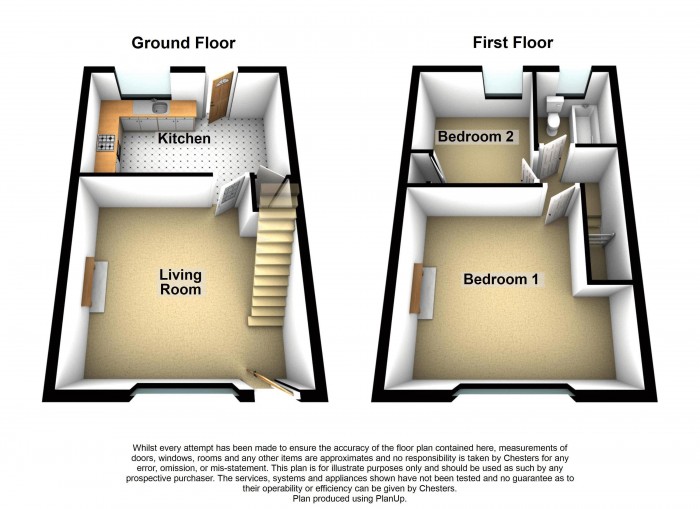 Floorplan for Mill Street, PR6